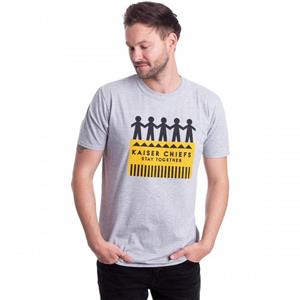 Pertemba FR - Apparel Kaiser Chiefs Unisex volwassen papieren poppen katoenen T-shirt