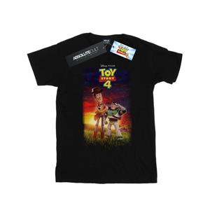 Disney Heren Toy Story 4 Buzz en Woody Poster T-shirt