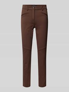 Marc Cain Slim fit broek met siernaden