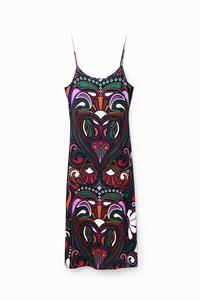 Desigual Korte midijurk - BLACK