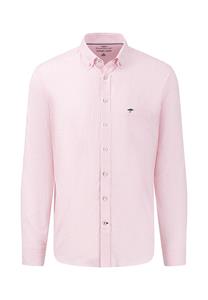 Fynch Hatton Overhemd Oxford Stripe Pink 