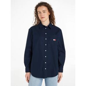 TOMMY JEANS Top TJW BADGE BOYFRIEND met -logobadge