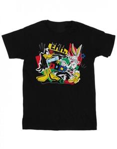 Looney Tunes Heren Scrap Collage T-shirt