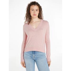 TOMMY JEANS Gebreide trui TJW ESSENTIAL VNECK SWEATER EXT