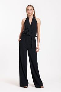 Studio Anneloes Elena halter jumpsuit - black - 11373