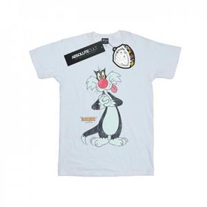 Looney Tunes Heren Sylvester Distressed T-shirt