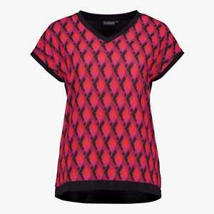 TwoDay dames T-shirt rood met grafisch printje