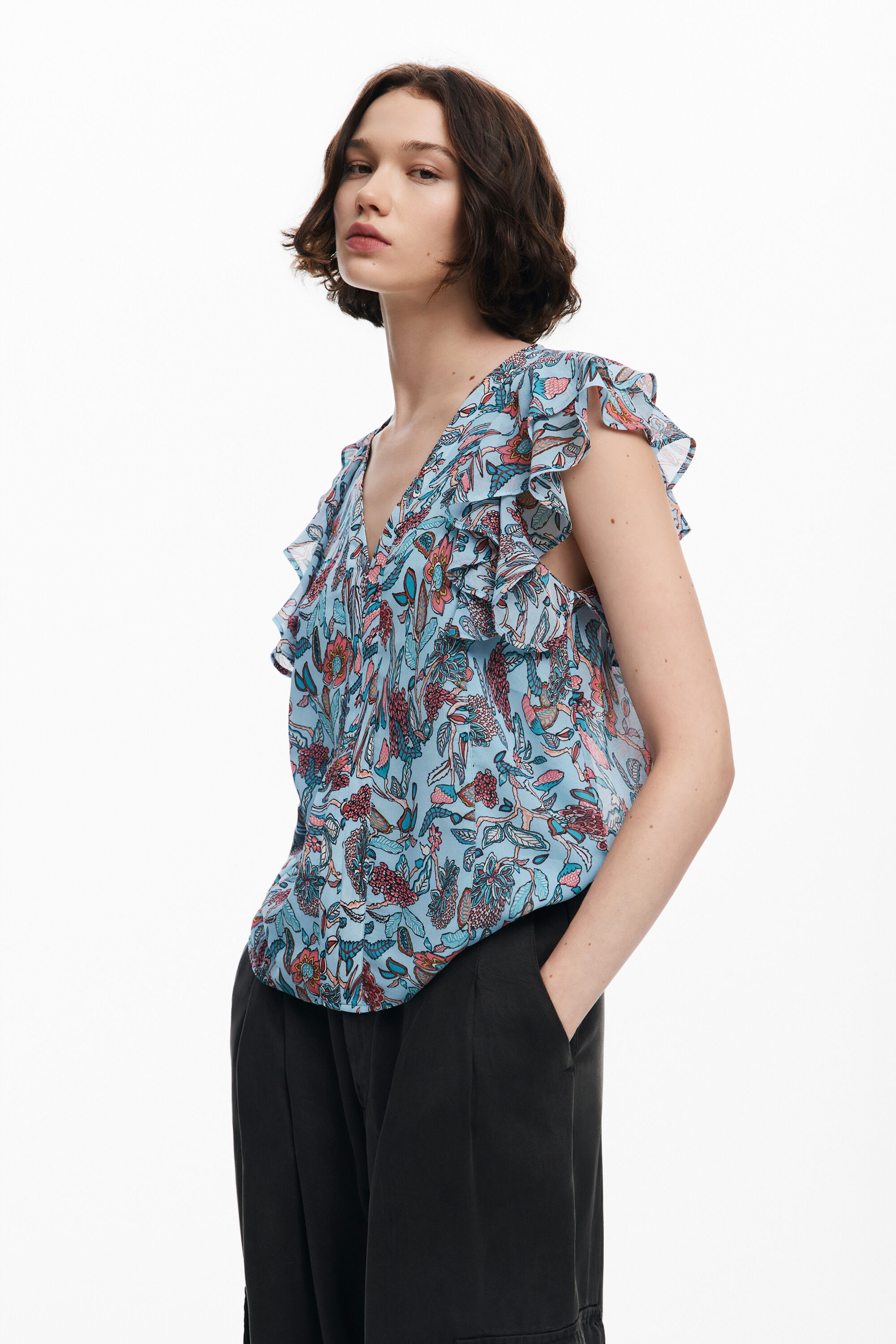 Desigual Blouse - BLUE