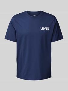 Levi's T-shirt met labelprint