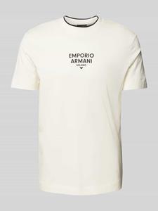 Emporio Armani T-shirt met labelprint