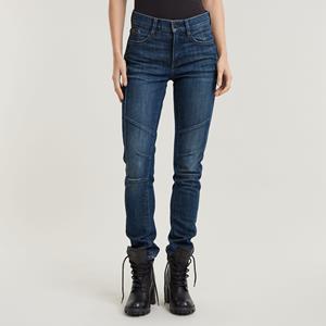 G-Star RAW Ace 2.0 Biker Slim Straight Jeans - Donkerblauw - Dames