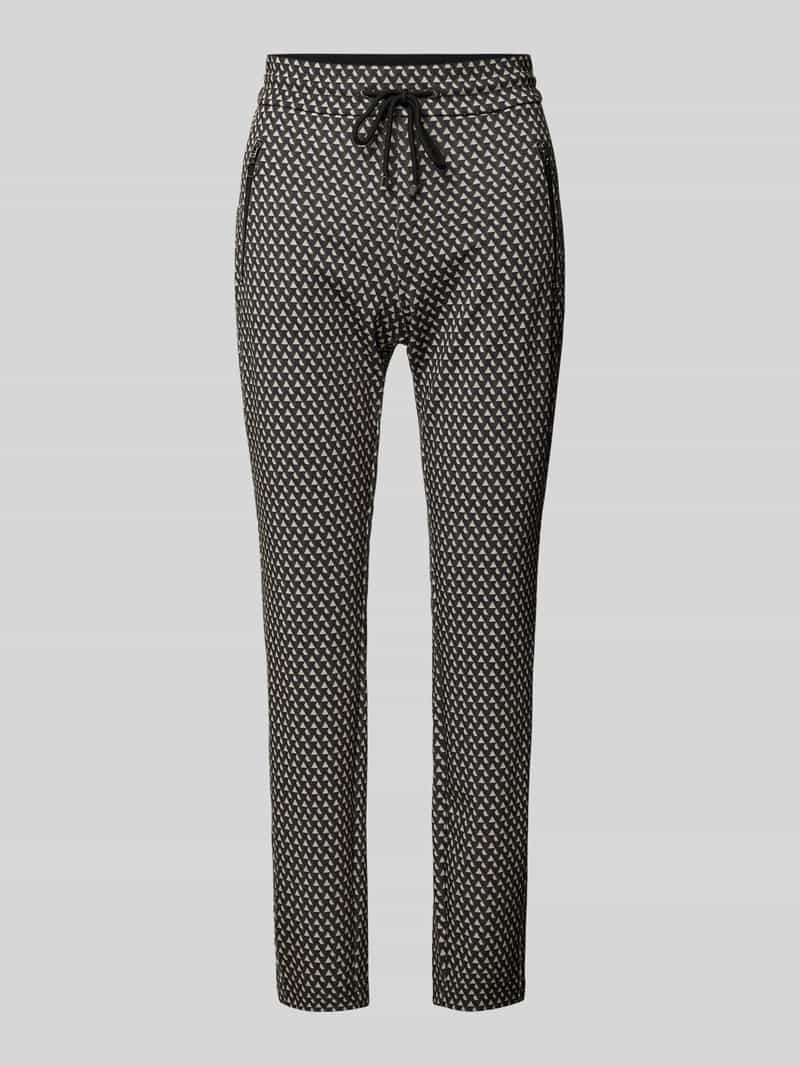 MAC Skinny fit stoffen broek met elastische band, model 'EASY SMART'