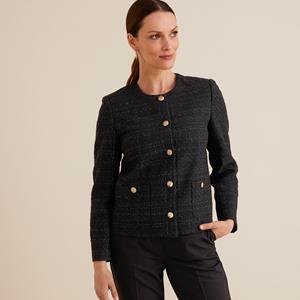 ANNE WEYBURN Kort jasje in tweed, recht model