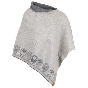 Albmerino  Women's Poncho Schäfle - Poncho, grijs