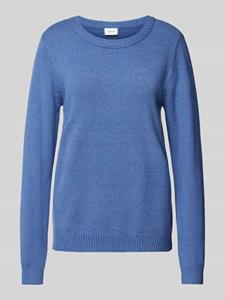 Vila Gebreide pullover met ribboorden, model 'Viril'