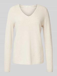 Christian Berg Woman Gebreide pullover met afgeronde V-hals