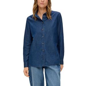 S.Oliver Jeans blouse met doorlopende knoopsluiting