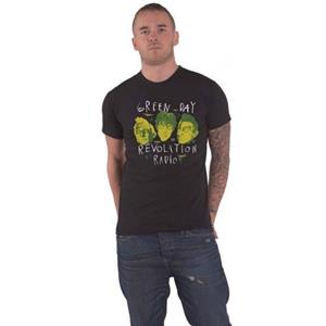 Green day Unisex volwassen Krabbelmasker T-shirt