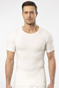 Markapia Cacharel - Thermal short sleeve crew neck White T-Shirt