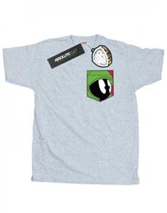 Looney Tunes Heren Marvin The Martian Face T-shirt met nepzak