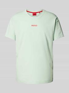 HUGO T-shirt met labelprint