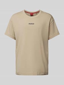 HUGO T-shirt met labelprint