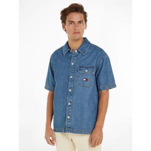 TOMMY JEANS overhemd TJM DENIM SS OVERSHIRT