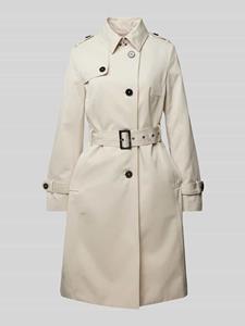 Jake*s Casual Trenchcoat met riem en mouwtrensjes