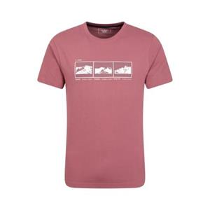 Pertemba FR - Apparel Mountain Warehouse Heren 3 Peaks T-shirt van biologisch katoen