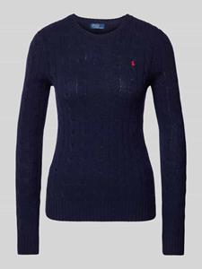 Polo Ralph Lauren Wollen pullover met kabelpatroon, model 'JULIANNA'