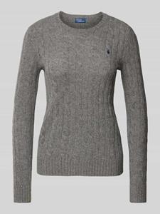 Polo Ralph Lauren Wollen pullover met kabelpatroon, model 'JULIANNA'