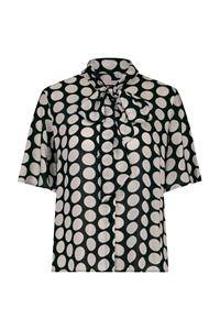 Studio Anneloes Female Blouses Jean Big Dot Blouse 11636