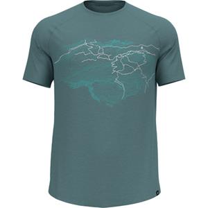 Odlo Heren Ascent PW 130 Topography T-Shirt