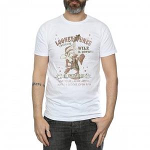 Looney Tunes Heren Wile E Coyote Gitaar Katoenen T-shirt