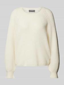 MOS MOSH Gebreide pullover met ribboorden