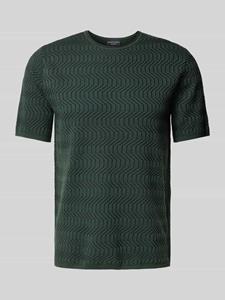 Emporio Armani T-shirt met ribboorden