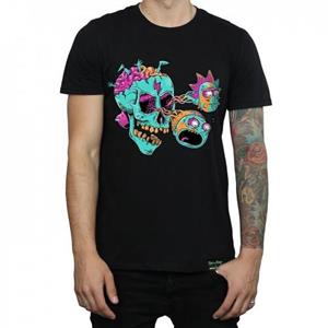 Rick And Morty Rick en Morty heren oogbol schedel katoenen T-shirt