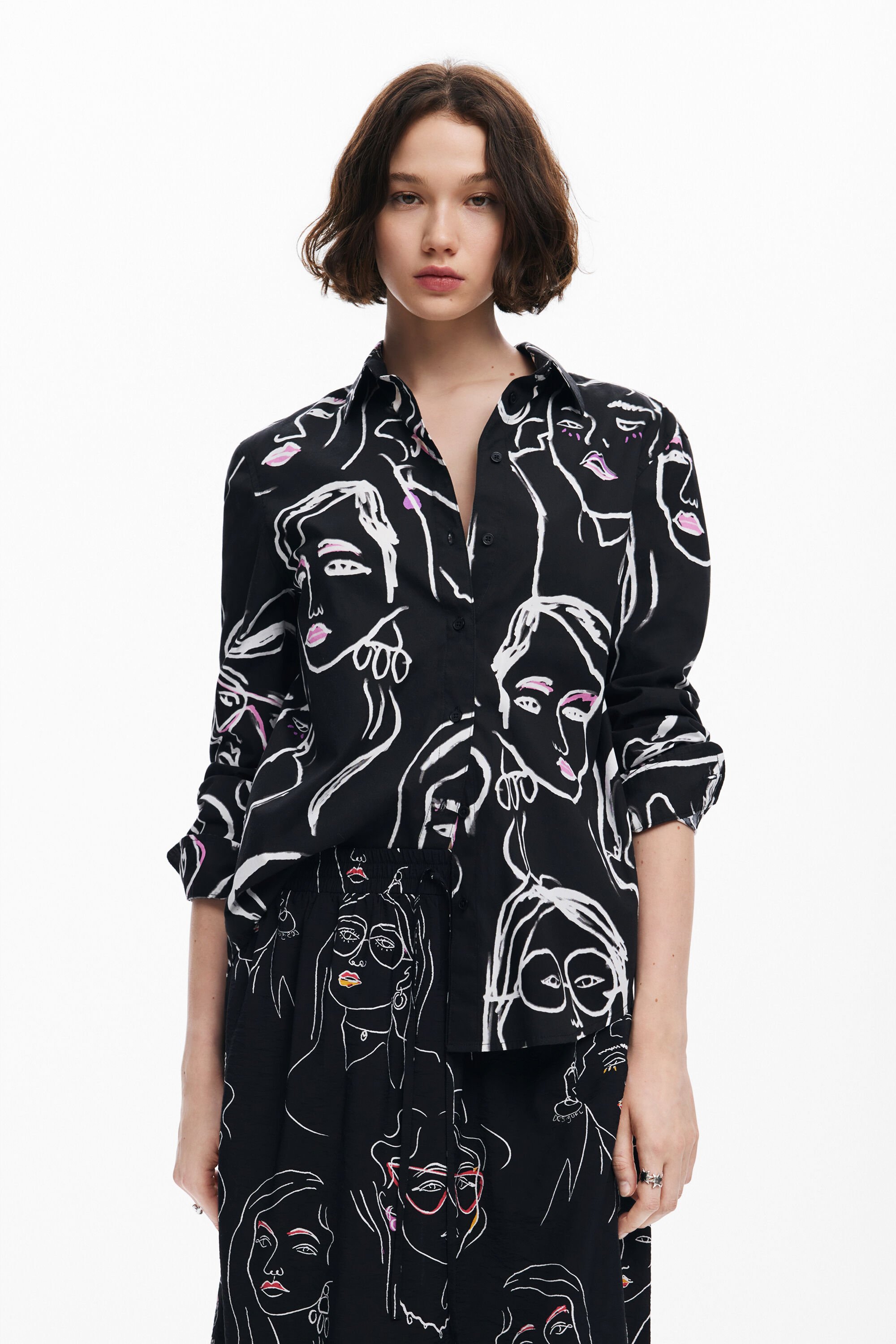 Desigual Shirt - BLACK