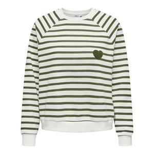 Only Judy Stripe Heart Sweater