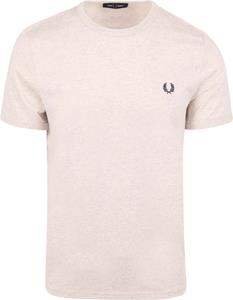 Fred Perry Ringer T-Shirt Beige X23