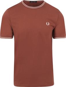 Fred Perry Twin Tipped T-shirt Brique