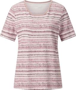 Your Look... for less! Dames Shirt mauve/ecru bedrukt Maat