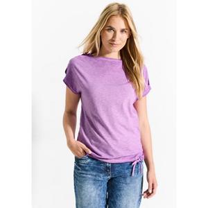 Cecil T-shirt met knoopdetail