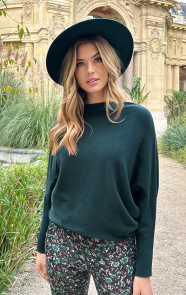 The Musthaves Oversized Soft Trui Smaragdgroen