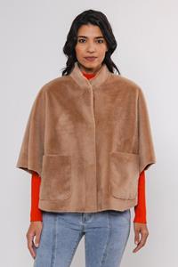 Rino %amp Pelle Female Jassen Dewi.7002411 Faux Fur Cape