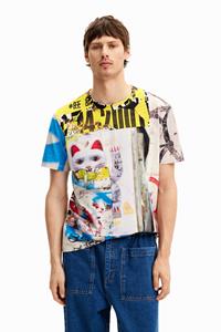 Desigual Japan street T-shirt - WHITE