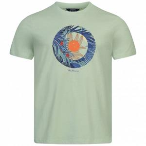 Ben Sherman Tropical Target Heren T-shirt 0072516TURQUOISE