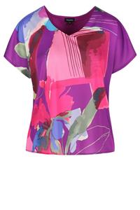 Mayerline T-shirtblouse Met Print En V-hals