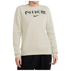 Nike  Women's NSW Phoenix Fleece Standard Logo Crew Neck - Trui, beige