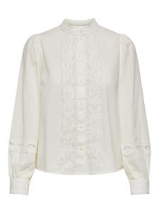 Jacqueline de Yong Jdyflo ls lace shirt wvn off-white